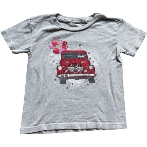 Toddler Unisex Buc-ees Bucees Bucee Beaver Valentines Day Graphic Tee Shirt - 3T - Picture 1 of 2
